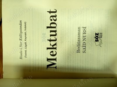 Risale-i Nur Külliyatından Terimli, Lügatli, Kaynaklı, İndeksli Mektubat