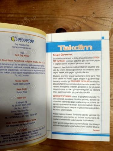 GÜVENDER YGS TARİH CEP KİTABI