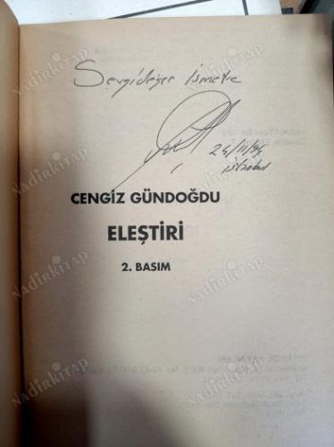 Eleştiri- İmzalı