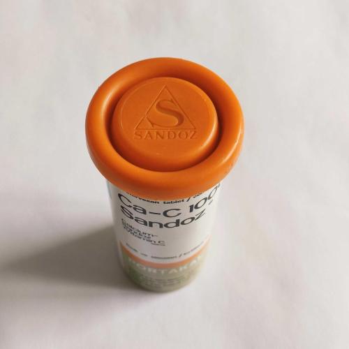 SANDOZ Ca-C 1000  / Alüminyum İlaç Kutusu - 3 ( Eczacılık Tarihi - Mesleki Obje )