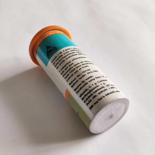 SANDOZ Ca-C 1000  / Alüminyum İlaç Kutusu - 3 ( Eczacılık Tarihi - Mesleki Obje )