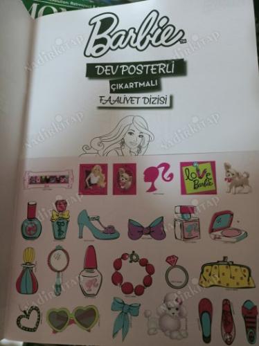 Barbie çıkartmalı faaliyet kitabı