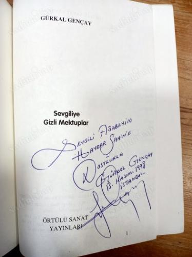 SEVGİLİYE GİZLİ MEKTUPLAR - İmzalı