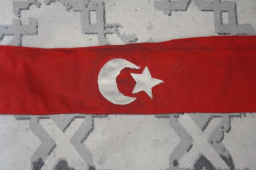 Antika Severler İçin Nostaljik Ay Yıldızlı Kol Bandı  ARKASI MÜHÜRLÜ KAÇIRILMAZ.!