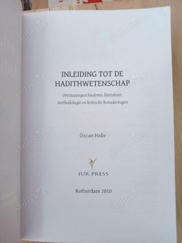 İnleiding Tot De Hadithwetenschap