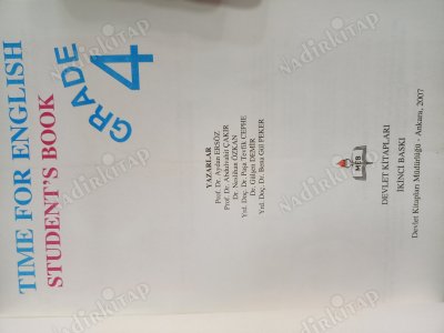 time for english grade 4 student's book and workbook (2nd book) ilköğretim ingilizce ders kitabı