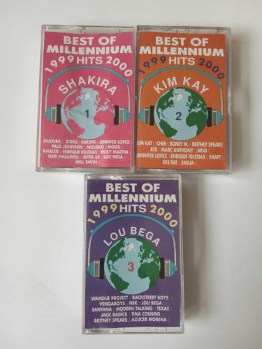 Best of Mıllennıum 1999 Hıts 2000 1-2-3 Kaset Albüm
