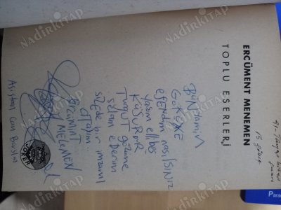 Ercüment Menemen Toplu Eserleri (Fikir Yazıları-Aşk-ı Senet-Çevreci Pelin ve Tramvay) imzalı