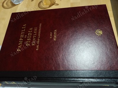 Pamphylia ve Pisidia Kentleri, 1 ve 2.cilt: Pamphylia - PİSİDİA TAKIM