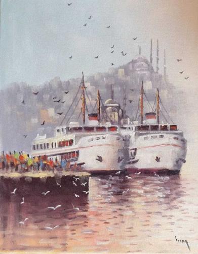 İlcan Orçin İmzalı Yağlıboya Tablo