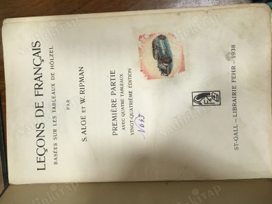 LEÇONS DE FRANÇAIS - PREMIERE PARTIE