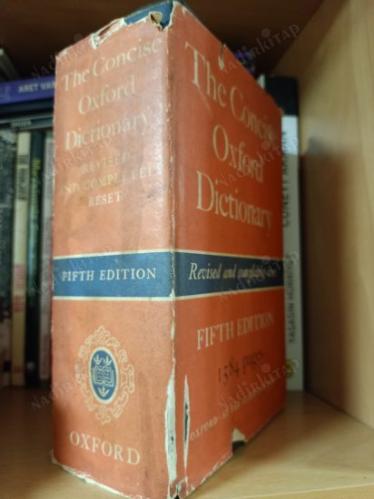 THE CONCISE OXFORD TURKISH DICTIONARY FIFTH EDITION