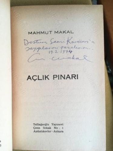 Açlık Pınarı (Mahmut Makal'dan Sami Karaören'e imzalı)