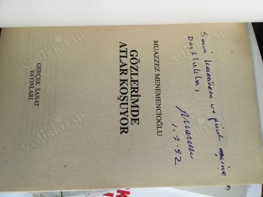 GÖZLERİMDE ATLAR KOŞUYOR- imzalı