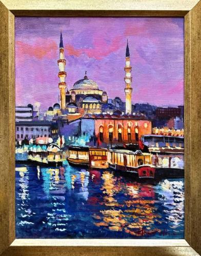 Ahmet Altın İmzalı Yağlıboya Tablo