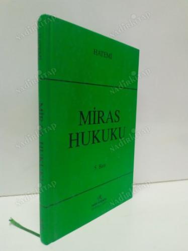 MİRAS HUKUKU 5. BASIm 2014 - Alperen Kitabevi Sahaf