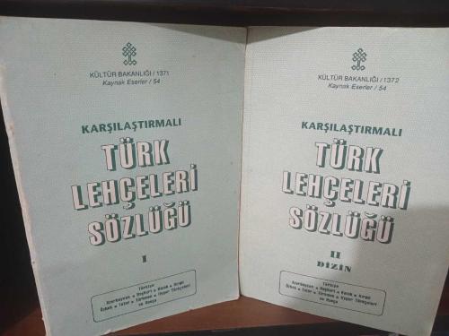 Karşılaştırmalı TÜRK LEHÇELERİ SÖZLÜĞÜ   /  Türkiye, Azerbaycan, Başkurt, Kazak, Kırgız, Özbek, Tatar, Türkmen, Uygur, Rusça   *  Takım: 2 Cilt
