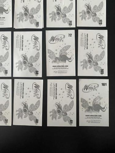 Winx Club 4 2009 Believix Panini Stickerları - 24 Sticker Lot