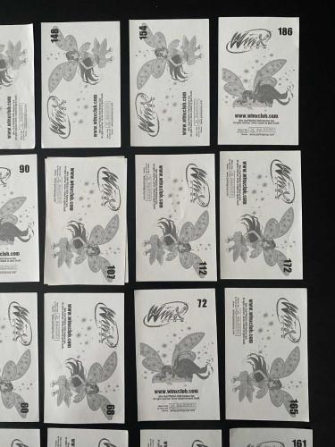 Winx Club 4 2009 Believix Panini Stickerları - 24 Sticker Lot