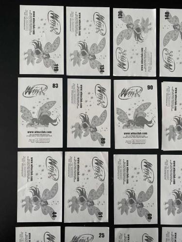 Winx Club 4 2009 Believix Panini Stickerları - 24 Sticker Lot