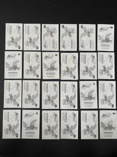 Winx Club 4 2009 Believix Panini Stickerları - 24 Sticker Lot