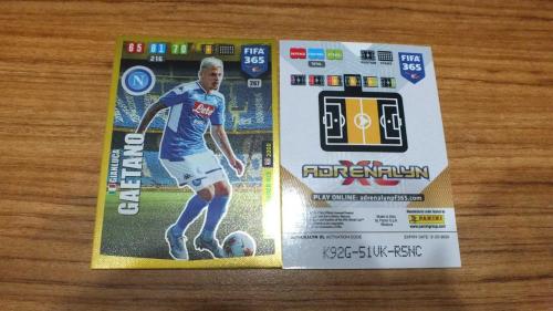 2020 Panini FIFA 365 Gianluca Gaetano SSC Napoli Wonder Kid Kart No:267