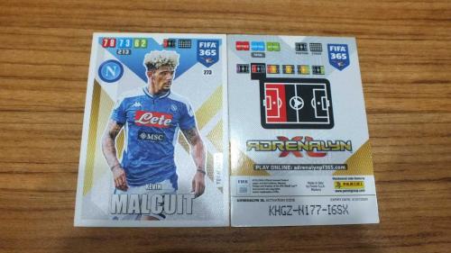 2020 Panini FIFA 365 Kevin Malcuit SSC Napoli Team Mate Kart No:273