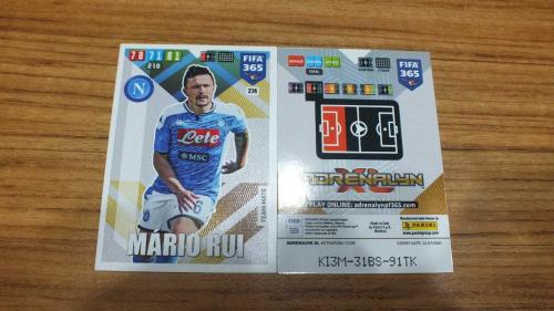 2020 Panini FIFA 365 Mário Rui SSC Napoli Team Mate Kart No:274