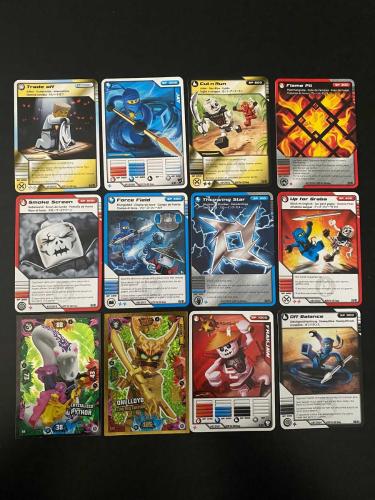 LEGO Ninjago Oyun Kartları - 10 Kart Lot