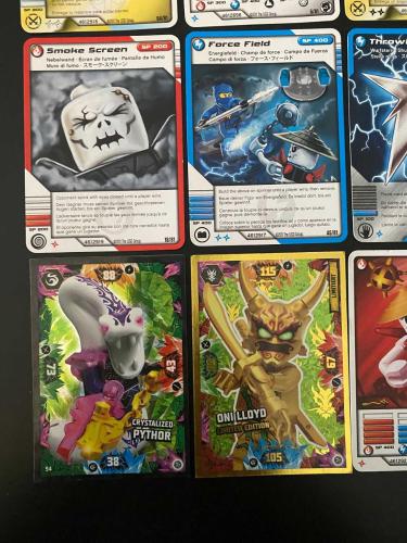 LEGO Ninjago Oyun Kartları - 10 Kart Lot