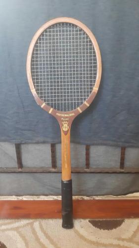 Vintage Ahşap Tenis Raketi