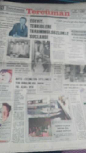 Halka ve Olaylara Tercüman Gazetesi 5 Ekim 1977