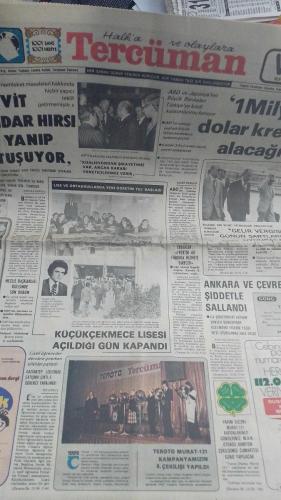 Halka ve Olaylara Tercüman Gazetesi 6 Ekim 1977