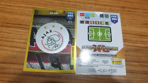 2020 Panini FIFA 365 Club Badge Logo AFC Ajax Club Badge Kart No:280