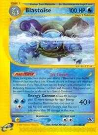 Blastoise #4 Expedition Pokemon Kart
