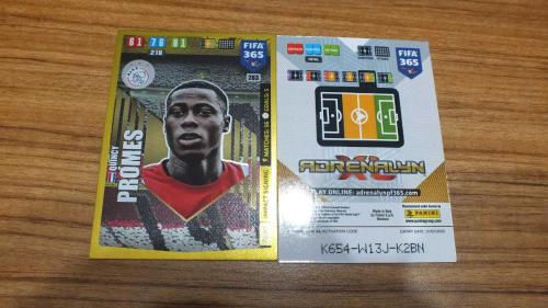 2020 Panini FIFA 365 Quincy Promes AFC Ajax Impact Signing Kart No:283