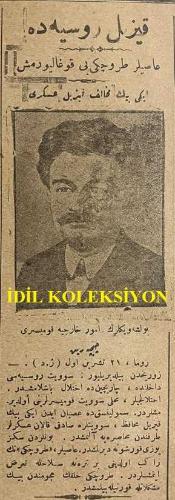 Osmanlıca İleri Gazetesi, Orijinal Dönem Basım, (Ottoman Newspaper) - 24 Ekim 1920 - Sayı: 994 - Hicri: 11 Safer 1339 - Rumi: 24 Teşrin-i Evvel 1336 - Siyaset-i Dahiliye: Tevfik Paşa Kabinesinin Anadolu ile Payitaht Münasebetini İade Hususundaki Teşebbüsünün Müntic-i Muvaffakıyet Olacağından Ümitvar Bulunduğunu Harbiye Nazırı Paşa Beyan Ediyor - Ermenistan'da Harekat-ı Harbiyenin Devamı: Ermeni Gazetelerinin Mukabil Taarruz Diye Haber Verdikleri Harekat-ı Harbiyenin Kıymet ve Mahiyeti Taayyün Etmektedir. Anadolu Haberlerine Bakılırsa Bütün Noktalarda Ermenilerin Getirdikleri Kuvvetler Tevkif Olunmuştur - (Fotoğraf) Harbiye Nazırı Ziya Paşa Hazretleri - Ermeniler'in Mukabil Taarruzları Nedir? Ardahan Üzerine Yürüyen Kemalci Kıtaatın Mukabil Taarruzu - Kızıl Rusya - Asiler Troçki'yi Kovalıyormuş: İki Bin Muhalif Kızıl Askeri (Fotoğraf) Bolşeviklerin Umur-ı Hariciye Komiseri Çiçerin - Ankara Teşkilatı: Mustafa Kemal ve Hükümet-i Muvakkate Hakkında İngiliz Gazetesinin Neşriyatı