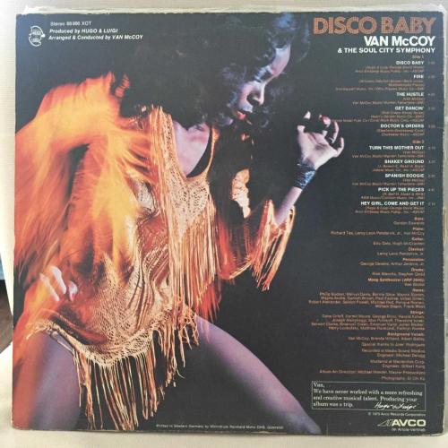 Van McCoy & The Soul City Symphony ‎- Disco Baby / LP / Germany 1975 / *Funk, Soul, Disco*