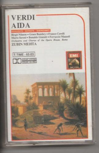 VERDI AIDA OPERA MÜZİK KASETİ