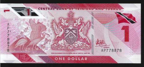 ** TRİNİDAD ve TOBAGO ( 1 * DOLLAR ) 2020 * PLASTİK - ÇİL