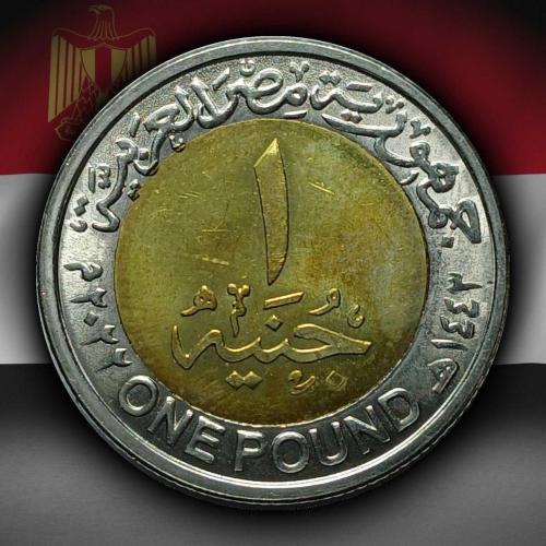 Mısır 2022 Yılı 1 Pound Sfenks Bulvarı ÇİL