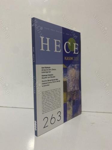 Hece Öykü Dergisi Yıl: 2018 Sayı: 263