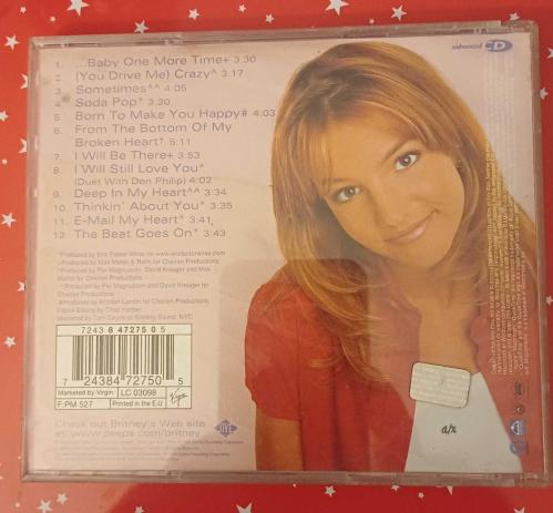 BRITNEY SPEARS – Baby one more time | Koleksiyonluk Orijinal CD | Nostalji Rafı | Çok İyi - DÖNEM BASKI 1999  CD