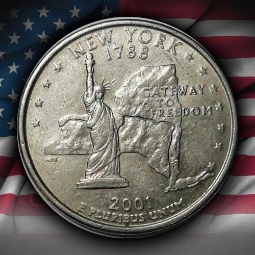 ABD 2001 YILI ¼ Dolar New York ÇÇT