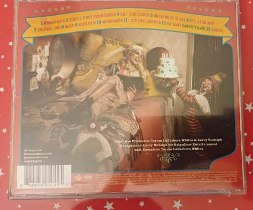 BRITNEY SPEARS  – CIRCUS - 2008 CD | Koleksiyonluk Orijinal CD | Nostalji Rafı | Çok İyi