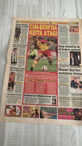 FOTOSPOR SPOR GAZETESİ - TURKISH NEWSPAPER - DOĞUM GÜNÜ HEDİYESİ  - EKSİKSİZ TAM TAKIM GAZETE -  4 MAYIS 2006 PERŞEMBE BEŞİKTAŞ - FENERBAHÇE - TÜRKİYE KUPASI ŞAMPİYONU - EZELİ RAKİBİ FENERBAHÇE’Yİ İZMİR ATATÜRK STADI’NDA TÜMER (2) VE GÖKHAN GÜLEÇ’İN GOLLERİYLE 3-2 MAĞLUP EDEN BEŞİKTAŞ KUPAYI 8 YIL SONRA MÜZESİNE GÖTÜRDÜ - KARAKARTAL HAKKINI ALDI - MÜTHİŞ BİR ZAFER - BRAVO BEŞİKTAŞ ÜZÜLME FENER - ALSANCAK SOHBETLERİ - KARTAL İÇİN SADECE KUPA - FENER TELAŞA DÜŞTÜ - TAVLADA FENER KAZANDI  CORDOBA - GÖKHAN ZAN - KORAY - İBRAHİM ÜZÜLMEZ - İBRAHİM TORAMAN - OKAN - KLEBERSON - TÜMER METİN - MEHMET SEDEF - BOBO - GÖKHAN GÜLEÇ - MEHMET YOZGATLI - SEMİH ŞENTÜRK - CHRISTOPH DAUM - JEAN TIGANA - CELAL KOLOTOĞLU - ERGUN HİÇYILMAZ - GÖKHAN GÜÇKAYA
