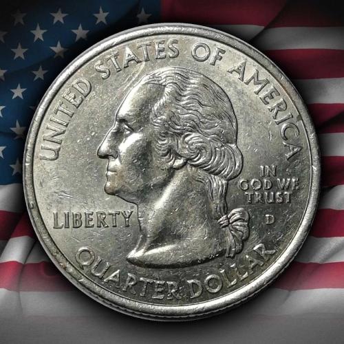 ABD 2001 YILI ¼ Dolar Rhode Island ÇİLALTI