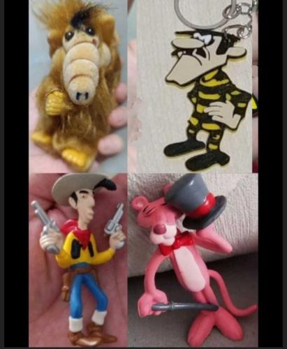 Nadir zor bulunur set Red Kit pembe panter uzaylı alf Joe Dalton koleksiyon nostalji tasarım dekor hediye vintage retro aksesuar reklam promosyon minyatür diorama maskot süs