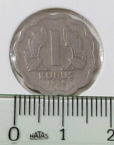 1939 1 KURUŞ PAPATYA (TIRTIKLI) NİKEL ORİJİNAL ÇOK ÇOK TEMİZ P3HH2B NADİR