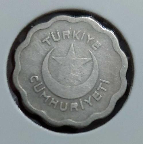 1939 1 KURUŞ PAPATYA (TIRTIKLI) NİKEL ORİJİNAL ÇOK ÇOK TEMİZ P3HH2B NADİR